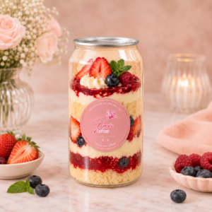 Crema Pastelera & Berries Cake Can